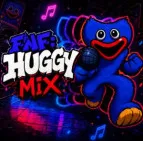 FNF: Huggy Mix combines Friday Night Funkin' rhythm battles with Huggy-themed visuals, energetic songs, tricky note patterns, and an eerie atmosphere.