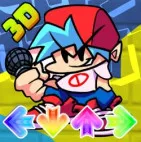 FNF Music 3D is a rhythm game where players battle opponents in colorful 3D music competitions.