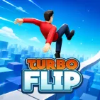The fast-paced stunt game Turbo Flip emphasizes flips, aerial mobility, and flawless landings. Each leap in difficult levels demands precise time and location.
